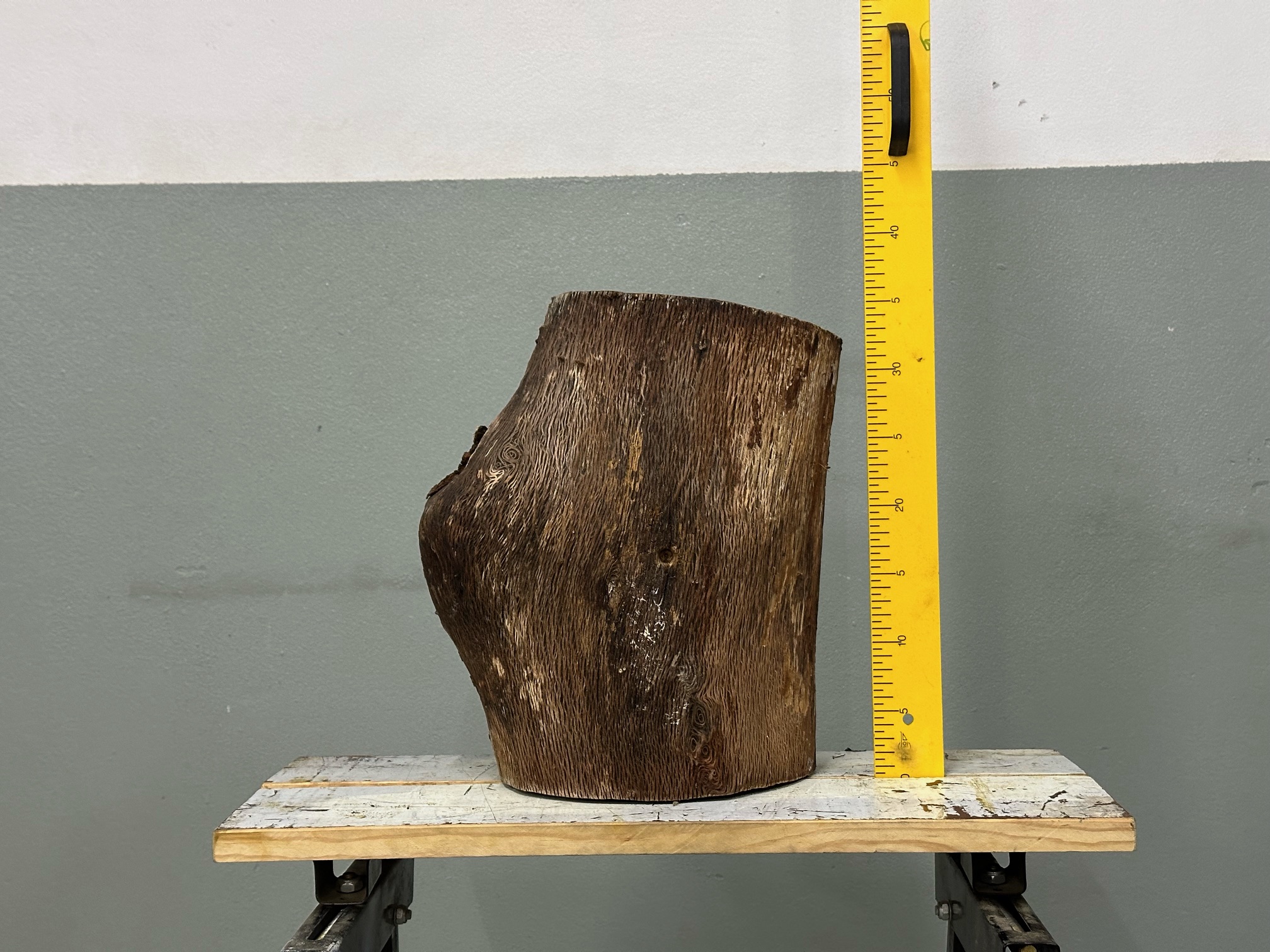 Reclaimed log body for Gaia instrument.